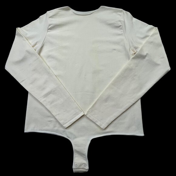 SKIMS Essential Crew Neck Long Sleeve‎ Bodysuit Marble 4X/5X - Picture 3 of 13